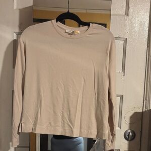 C&C California Beige Long Sleeve Tee